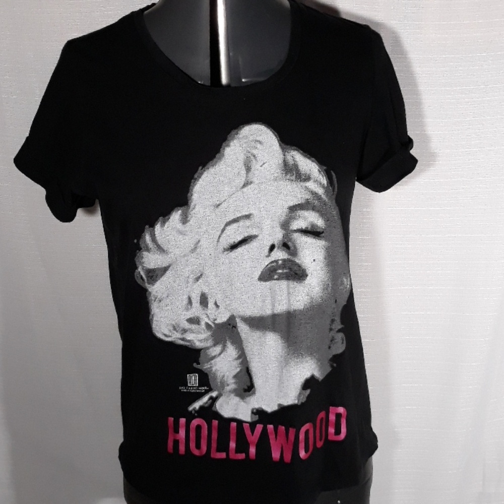RED CARPET NOIR Marilyn Monroe graphic t-shirt